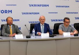 Дмитро Гузій, Юрій Пероганич та Геннадій Сморжевський