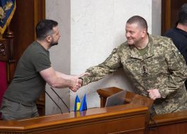 Volodymyr Zelenskyy and Valery Zaluzhnyi