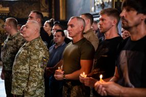 Farewell ceremony for Oleksiy Vadaturskyi and Raisa Vadaturskyi
