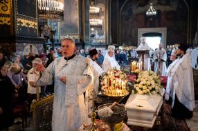 Farewell ceremony for Oleksiy Vadaturskyi and Raisa Vadaturskyi