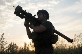 Ukrainian military in Kharkiv region