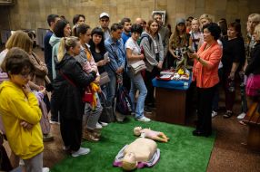Safety trainings for citizens in Kyiv