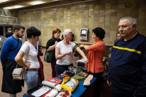 Safety trainings for citizens in Kyiv