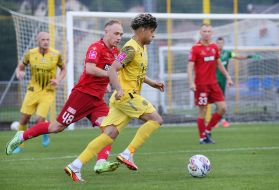 Friendly match between FC "Rukh" (Lviv) and FC "Veres" (Rivne)in Vinnyky city