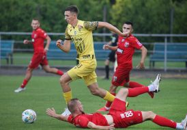 Friendly match between FC "Rukh" (Lviv) and FC "Veres" (Rivne)in Vinnyky city