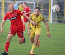 Friendly match between FC "Rukh" (Lviv) and FC "Veres" (Rivne)in Vinnyky city