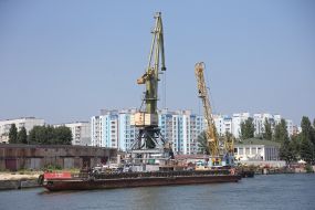 Crane in Cherkasy