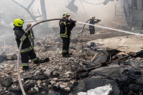 Rocket attack on one of the enterprises of Kharkov