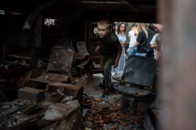 "Parade" of destroyed Russian military equipment on Khreschatyk