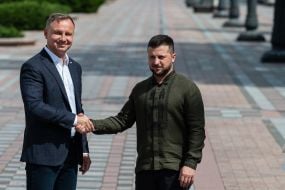 Volodymyr Zelenskyy ta Andrzej Duda