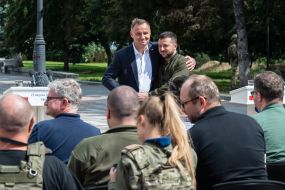 Volodymyr Zelenskyy ta Andrzej Duda