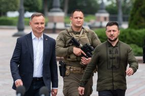 Volodymyr Zelenskyy ta Andrzej Duda