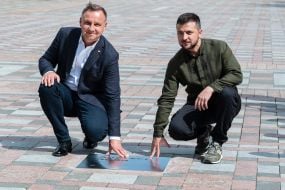 Volodymyr Zelenskyy ta Andrzej Duda