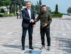 Volodymyr Zelenskyy ta Andrzej Duda