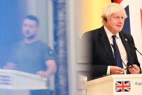 Владимир Зеленский и Борис Джонсон