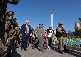 Volodymyr Zelenskyy, Borys Johnson