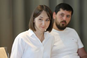Oleksandra Azarkhina and Anatoliy Komirnyy
