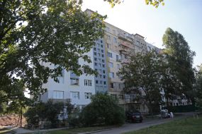 A house damaged by Russian missiles