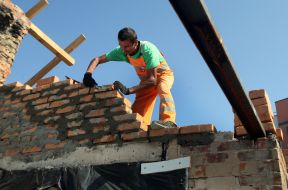 Restoration of a building in Irpin