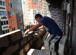 Восстановление здания в Ирпене