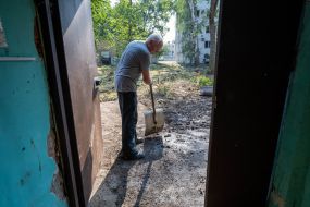 Consequences of the shelling of Kharkov
