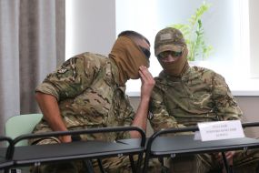 Representatives of the Russian Volunteer Corps