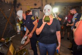 Training on issues of life safety in wartime