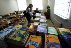 A school library in one of the schools in Buchi