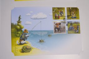 Special redemption of the new postage stamp "Pes Patron" in Lviv