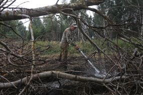 Eliminating the fire on the peatland