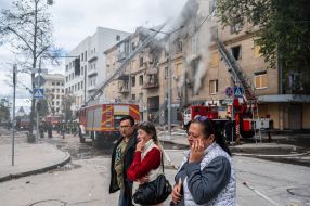 Наслідки ракетного обстрілу Харкова