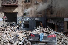 Наслідки ракетного обстрілу Харкова