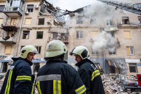 Наслідки ракетного обстрілу Харкова