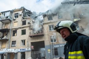 Наслідки ракетного обстрілу Харкова