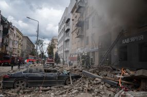Наслідки ракетного обстрілу Харкова