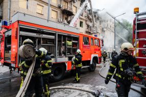 Наслідки ракетного обстрілу Харкова