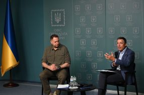 Andriy Yermak and Anders Fogh Rasmussen