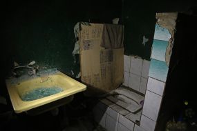 Відділ поліції у місті Балаклія, де російські окупанти утримували і катували полонених