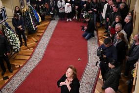 Farewell to Oleksandr Shapoval, ballet dancer of the National Opera of Ukraine, in Kyiv