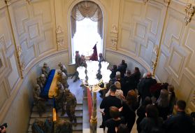 Farewell to Oleksandr Shapoval, ballet dancer of the National Opera of Ukraine, in Kyiv