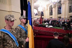 Farewell to Oleksandr Shapoval, ballet dancer of the National Opera of Ukraine, in Kyiv