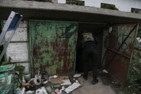 The basement where the detained Ukrainians were located during the occupation of Kozacha Lopan village  (Kharkiv region)