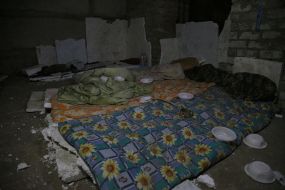 The basement where the detained Ukrainians were located during the occupation of Kozacha Lopan village  (Kharkiv region)