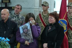 Farewell ceremony for defender of Ukraine Roman Kosenko in Kyiv