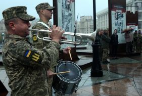 Farewell ceremony for defender of Ukraine Roman Kosenko in Kyiv