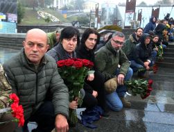 Farewell ceremony for defender of Ukraine Roman Kosenko in Kyiv