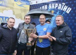 Vadym Gutzait, Oleksandr Svishchev, Oleksandr Dyadyura and Andriy Sadovy