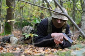 Military training for civilians in the Lviv region