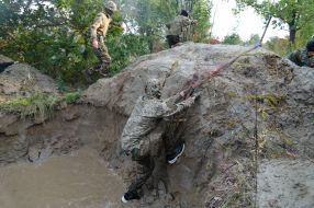 Military training for civilians in the Lviv region