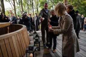 Vitaliy Klitschko, Oleksandr Tkachenko and Bridget Brink
